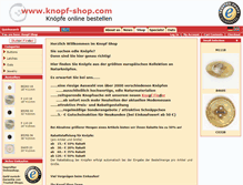 Tablet Screenshot of knopf-shop.com